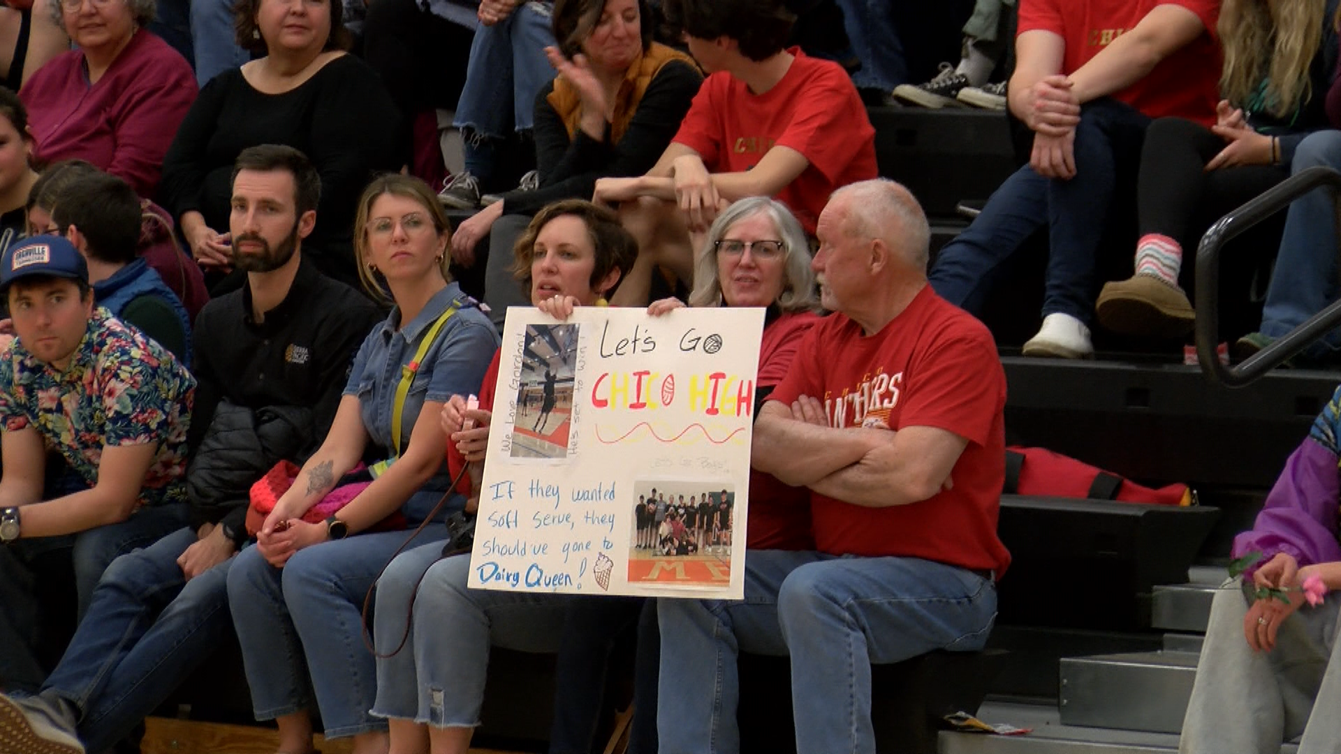 Crowd at Chico High Boys Volleyball